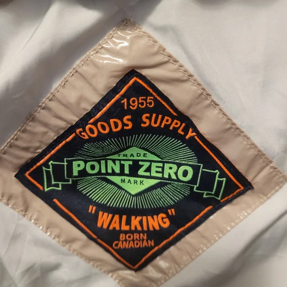 POINT ZERO PUFFER JACKET MENS LARGE GLOSSY BLUE - Picture 4 of 5